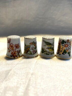 Japan Thimbles Lot of 4 Vintage